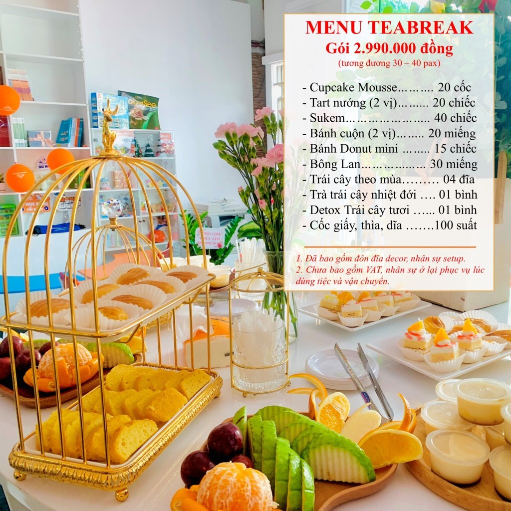 Menu teabreak gói 1